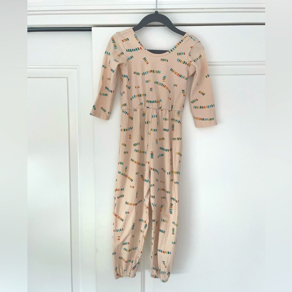 Alice & Ames Girl’s Jumpsuit Rainbow/Beige Size 5